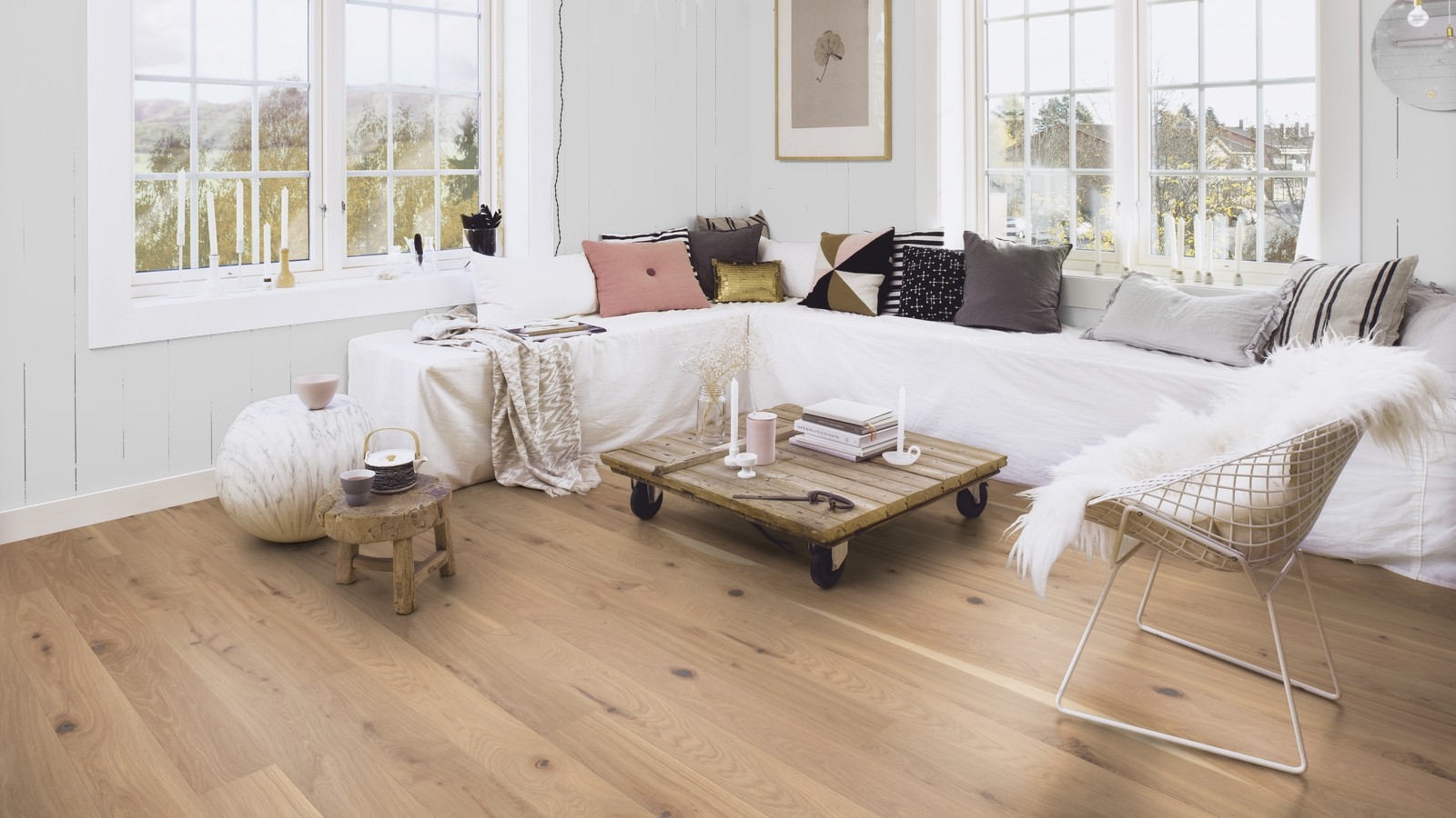 Boen Vivo Oak Engineered Flooring, Live Pure Lacquered, 138x3.5x14mm Image