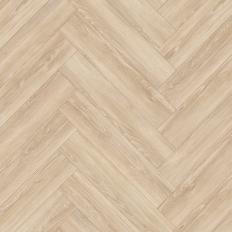 EGGER Naturesense Herringbone Cream Newport Oak Laminate Flooring, 168x8x840mm Image