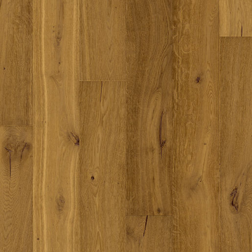 Elka Pentle Oak Engineered Flooring, Brushed & Lacquered, 190x13x1820mm Image