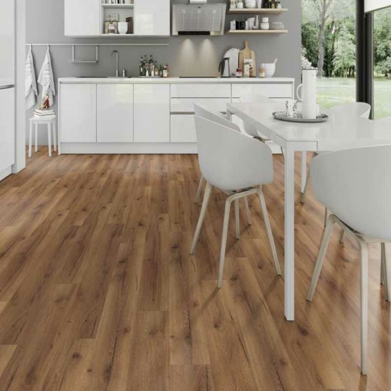 Evergreen Smoked Oak Laminate Plank Flooring, 196x12x1215mm Image