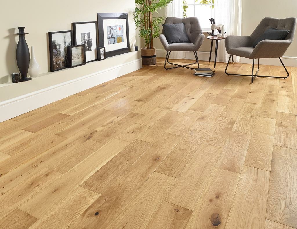 Blanko Budget Casares, Engineered Oak Flooring, Natural Brushed & Oiled, RLx150x18mm Image