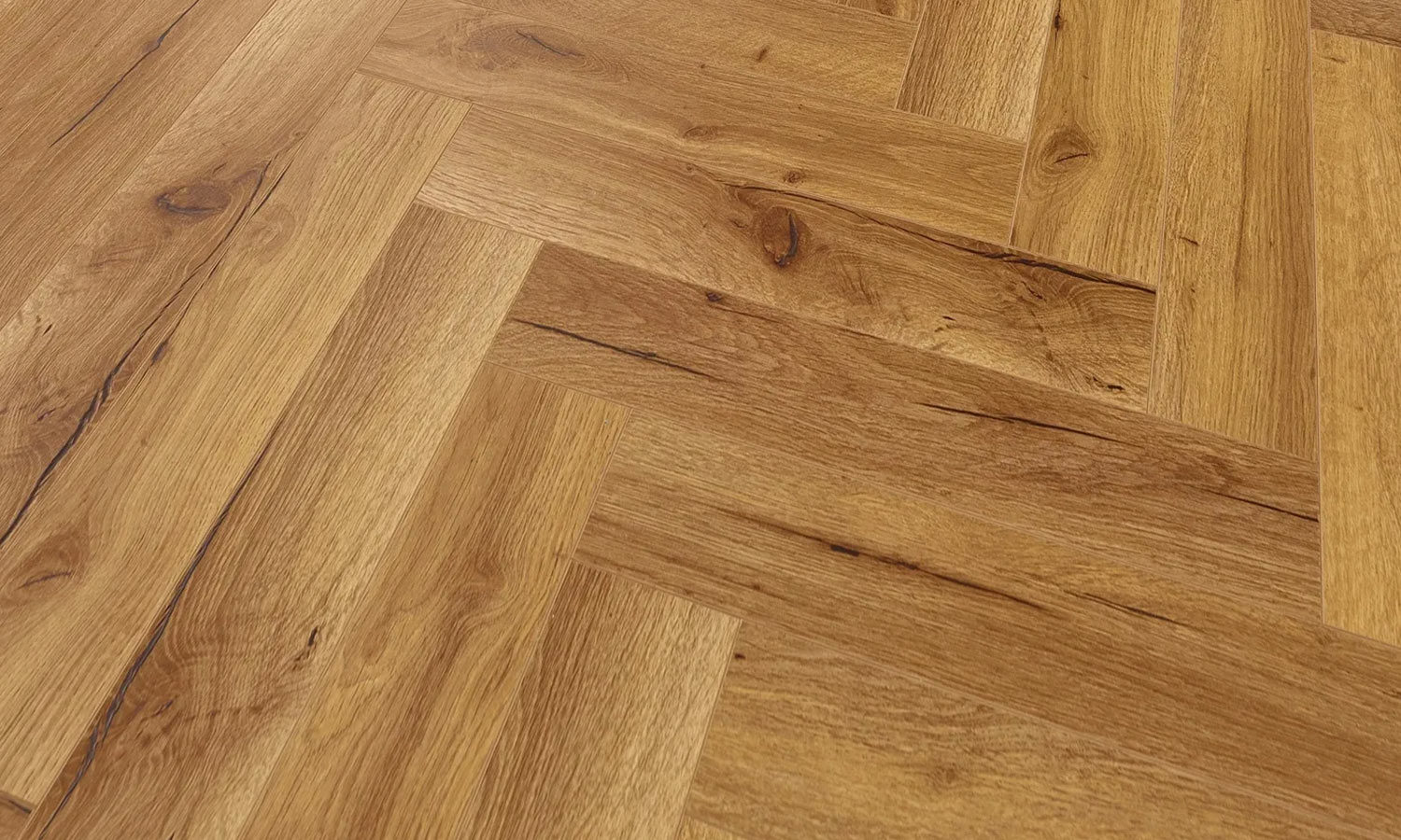 Evolve Helsinki Herringbone Laminate Flooring, 95x12x470mm Image