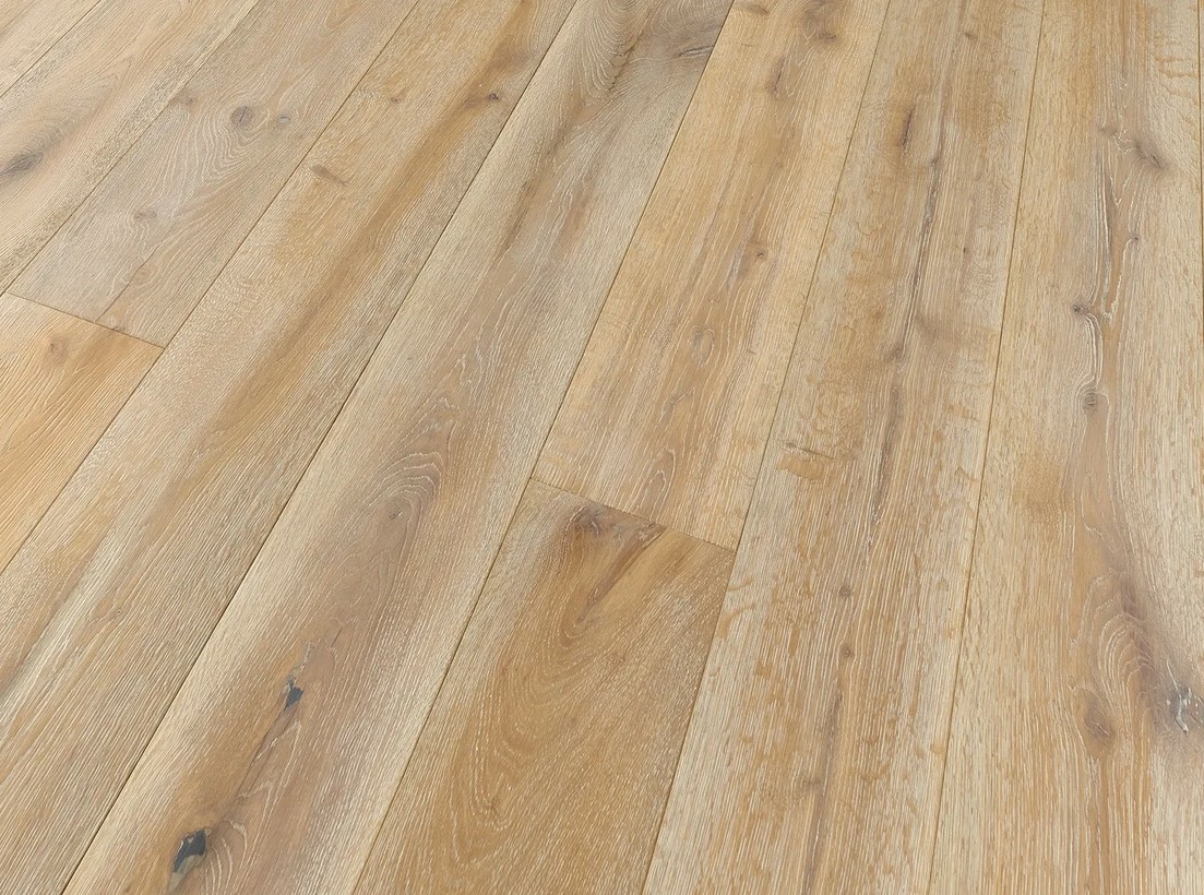 Evolve Knightsbridge, Engineered Oak Flooring, Deep Brushed & White Oiled, 190x15x1900mm Image
