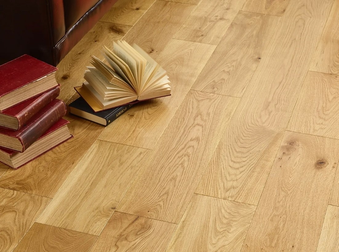 Evolve Richmond, Engineered Oak Flooring, Natural Brushed & Lacquered, 190x14xRLmm Image