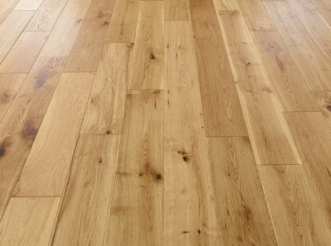 Evolve Richmond, Engineered Oak Flooring, Natural Brushed & Lacquered, RLx125x14mm Image