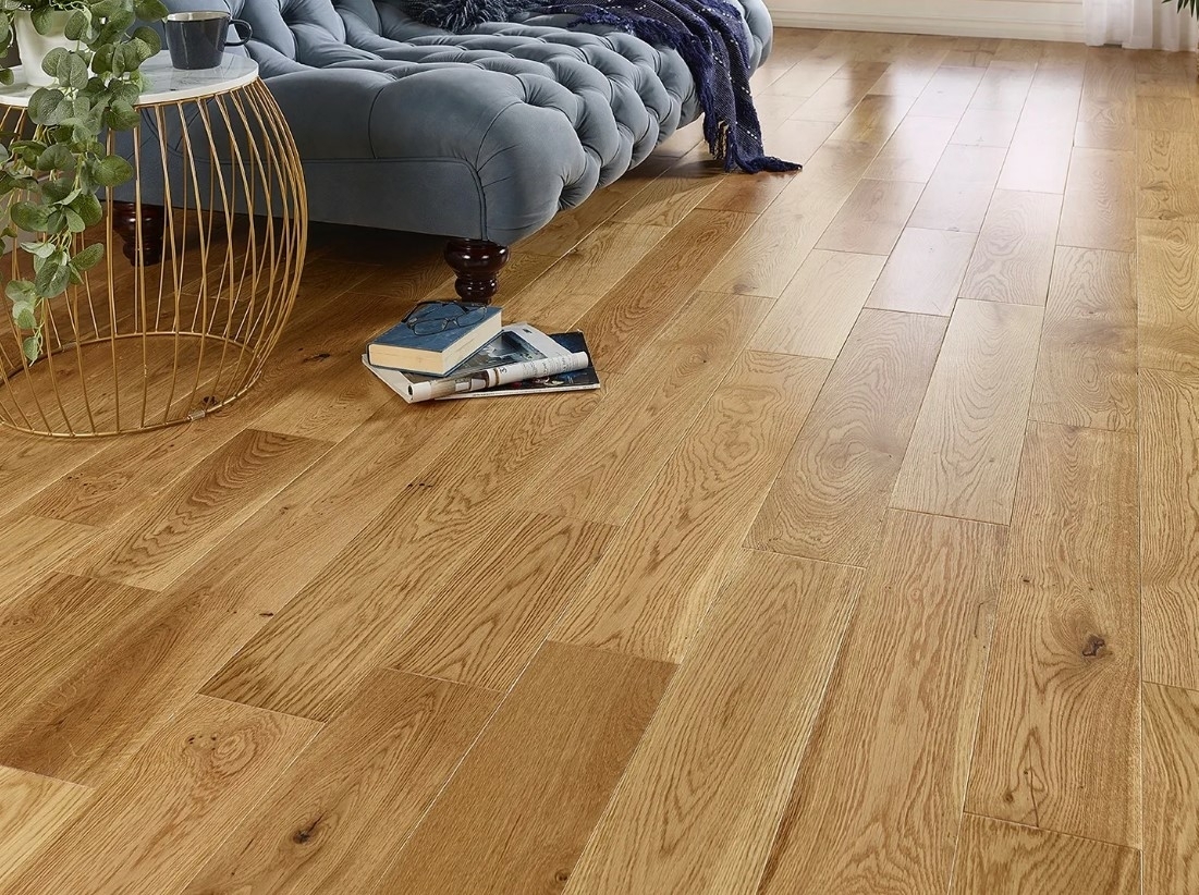 Evolve Richmond, Engineered Oak Flooring, Natural UV Lacquered, RLx150x14mm Image