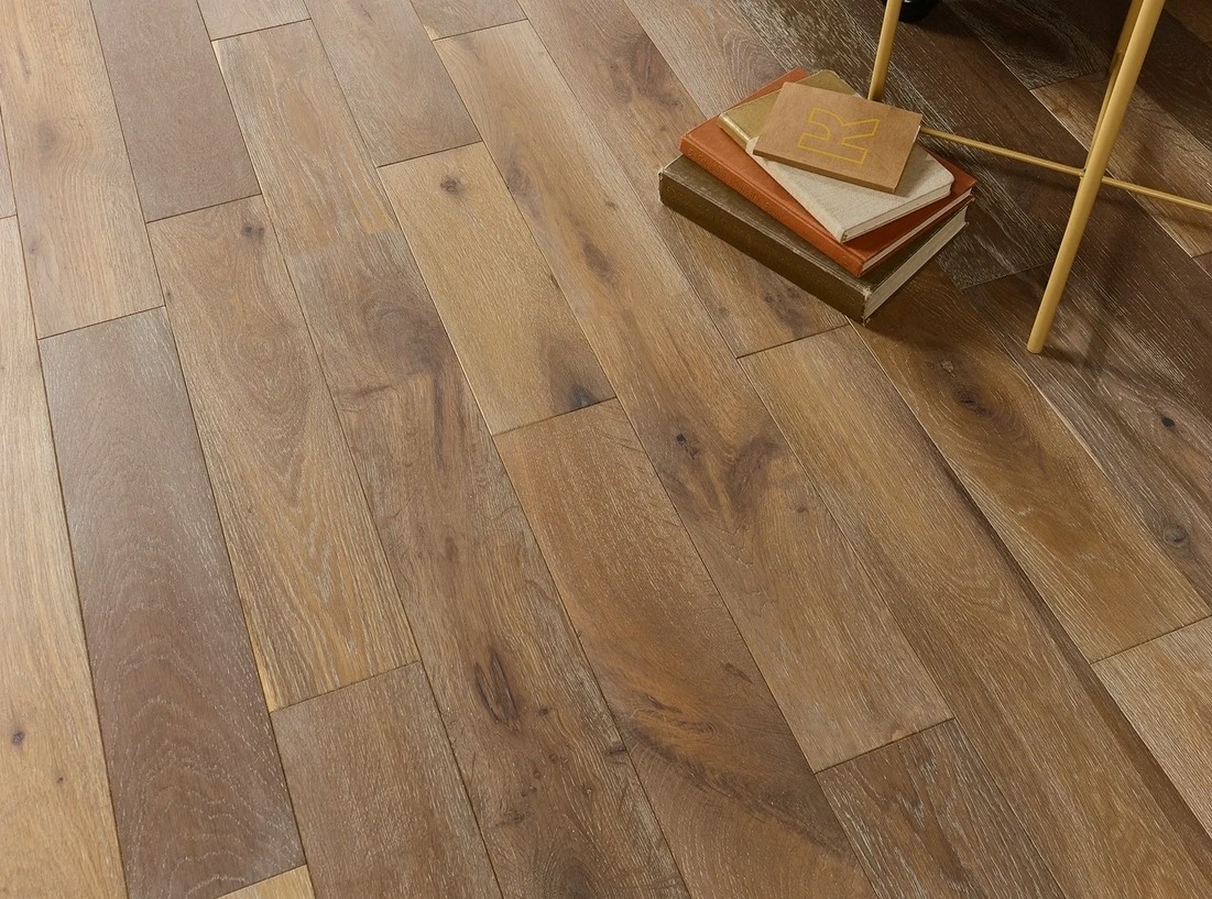 Evolve Richmond, Engineered Oak Flooring, Smoked Grey, Brushed & Hard Wax Oiled, RLx125x14mm Image