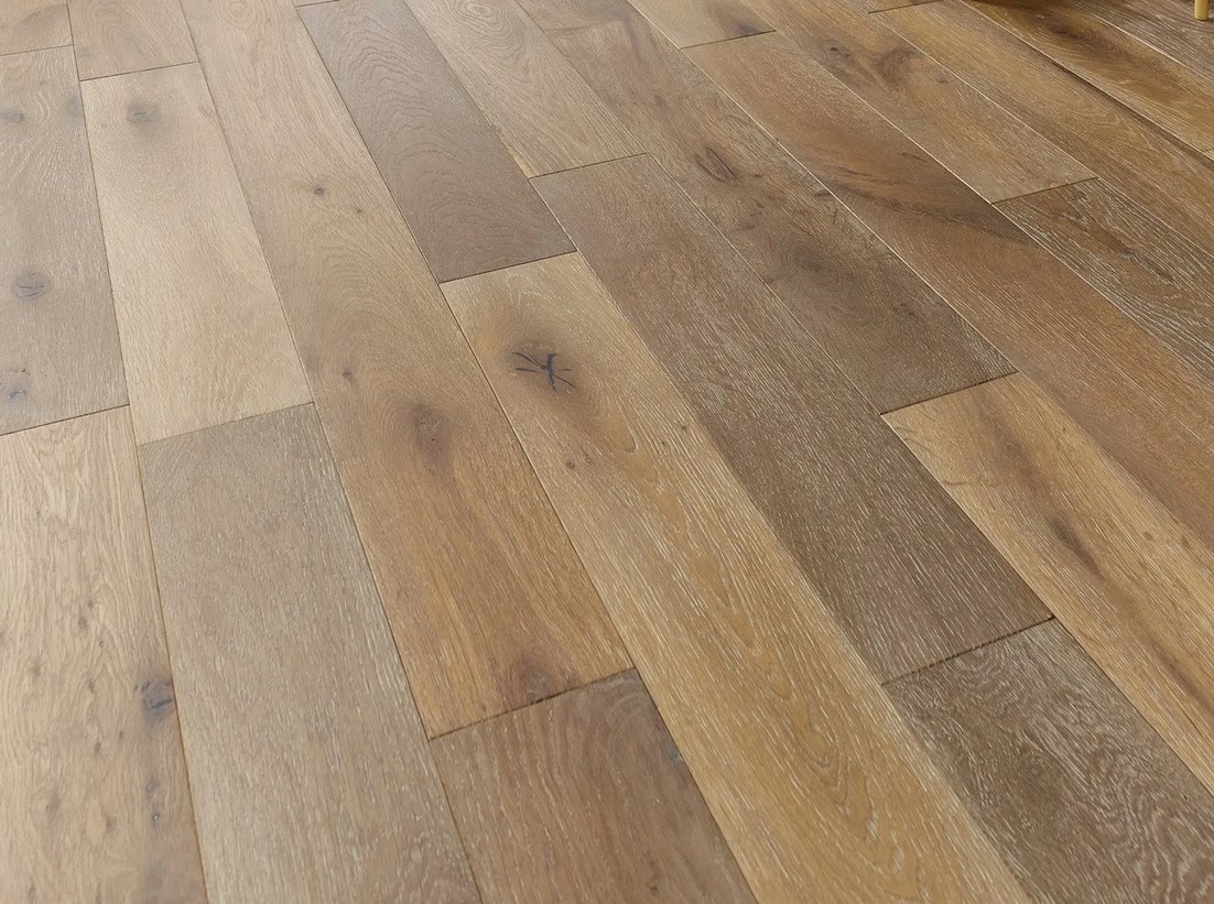 Evolve Richmond, Engineered Oak Flooring, Smoked Grey, Brushed & Hard Wax Oiled, RLx125x14mm Image