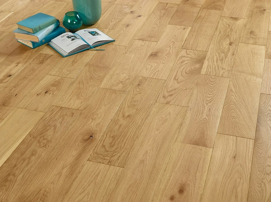 Blanko Budget Casares, Engineered Oak Flooring, Natural Brushed & Oiled, RLx150x18mm Image
