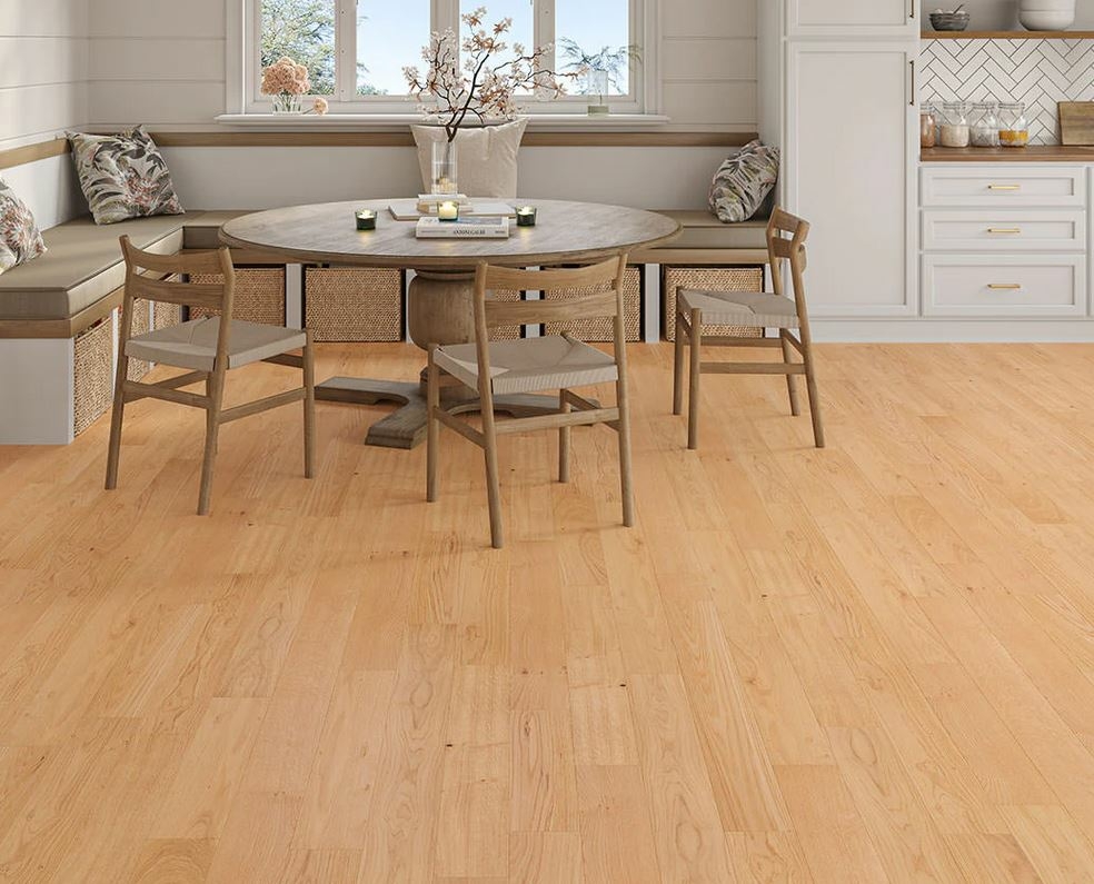 Faylora Engineered Oak Flooring, Natural, Brushed, Rustic, UV Oiled, 125x10xRLmm Image