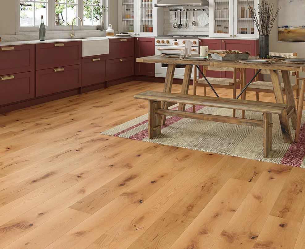 Fjelluna Engineered Oak Flooring, Rustic, Brushed, UV Oiled, 190x15x1900mm Image