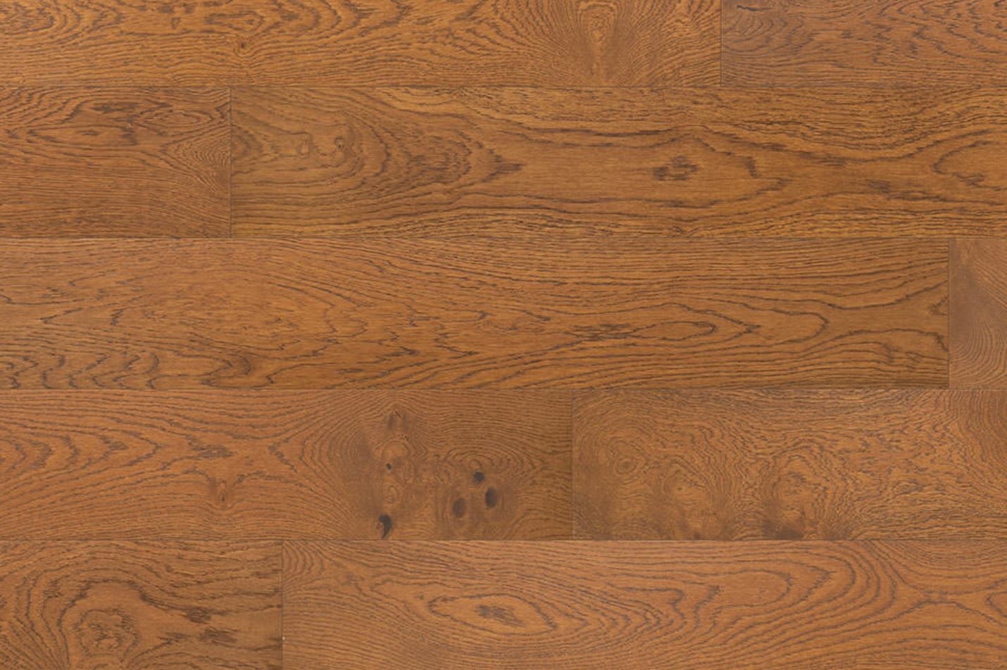Harwyn Engineered Oak Flooring, Rustic, Brushed & UV OIled, 150x14x1900mm Image