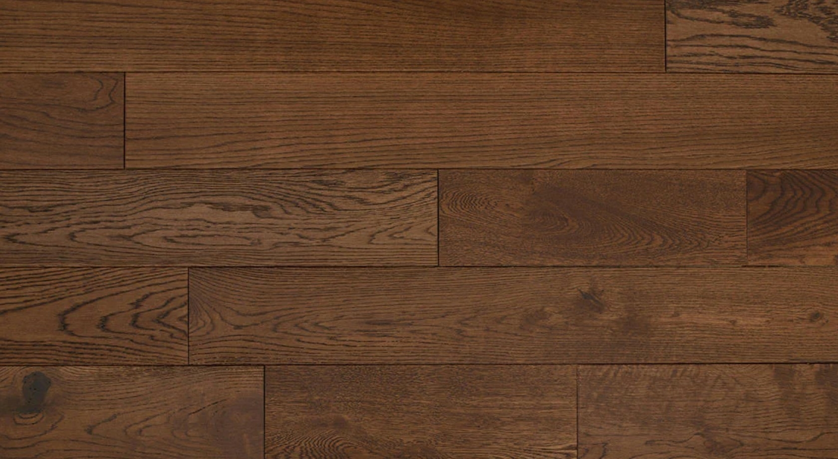 Holme Engineered Oak Flooring, Rustic, Brushed & Oiled, RLx125x14mm Image
