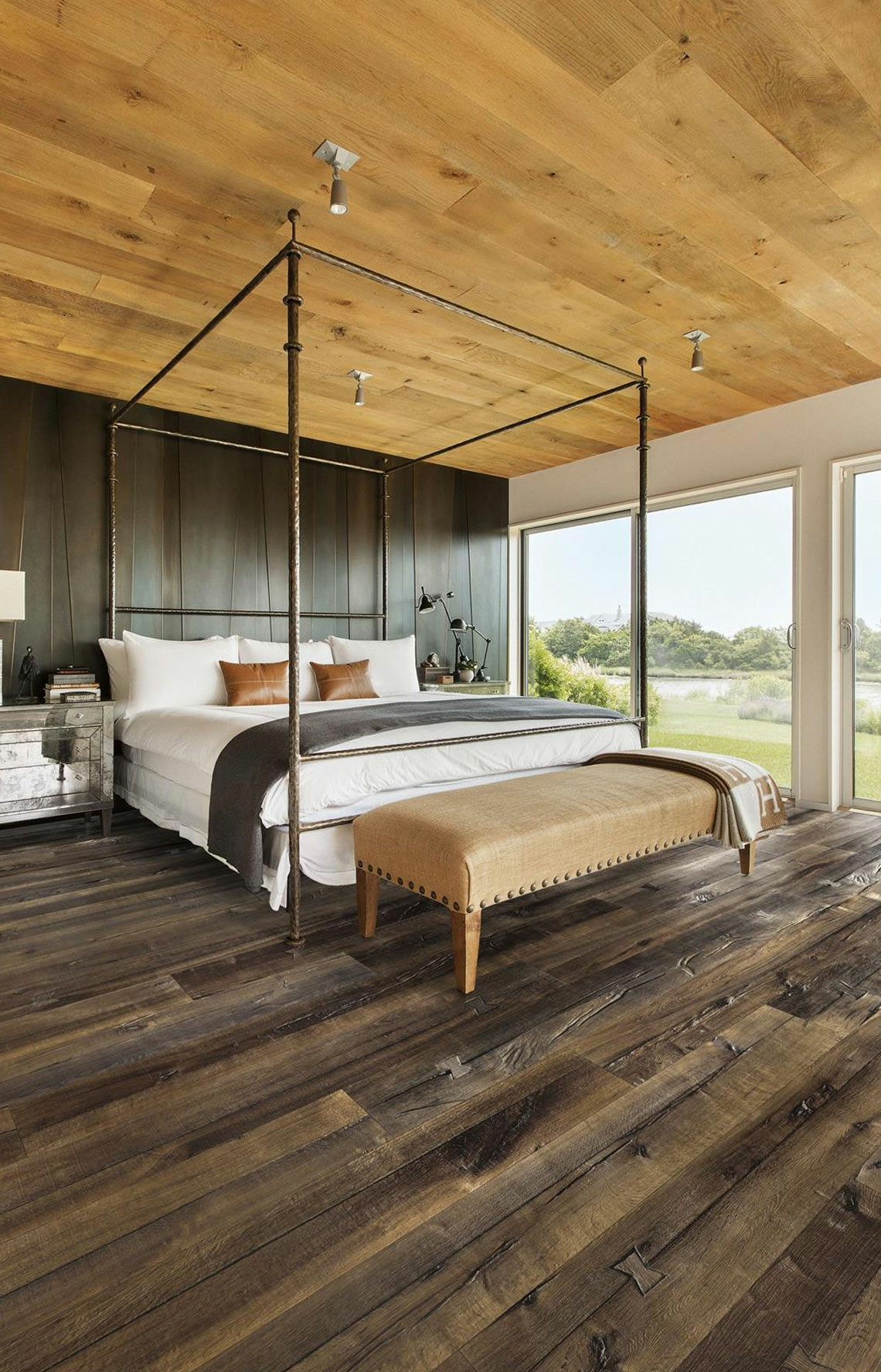 Kahrs Da Capo Unico Oak Engineered Wood Flooring, Smoked & Handscraped, Brushed & Oiled, 190x15x1900mm Image