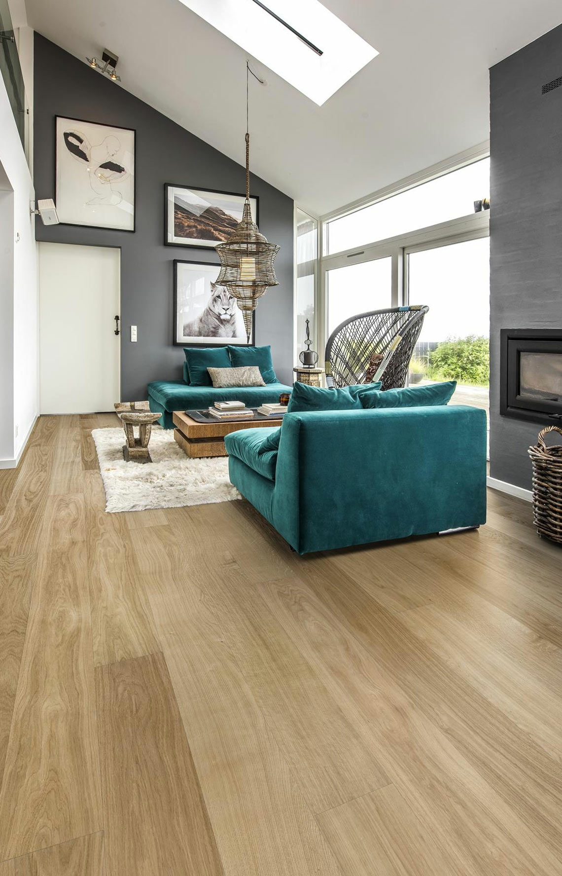 Kahrs Dublin Oak Engineered Wood Flooring, Ultra Matt Lacquered, 187x3.5x15mm Image