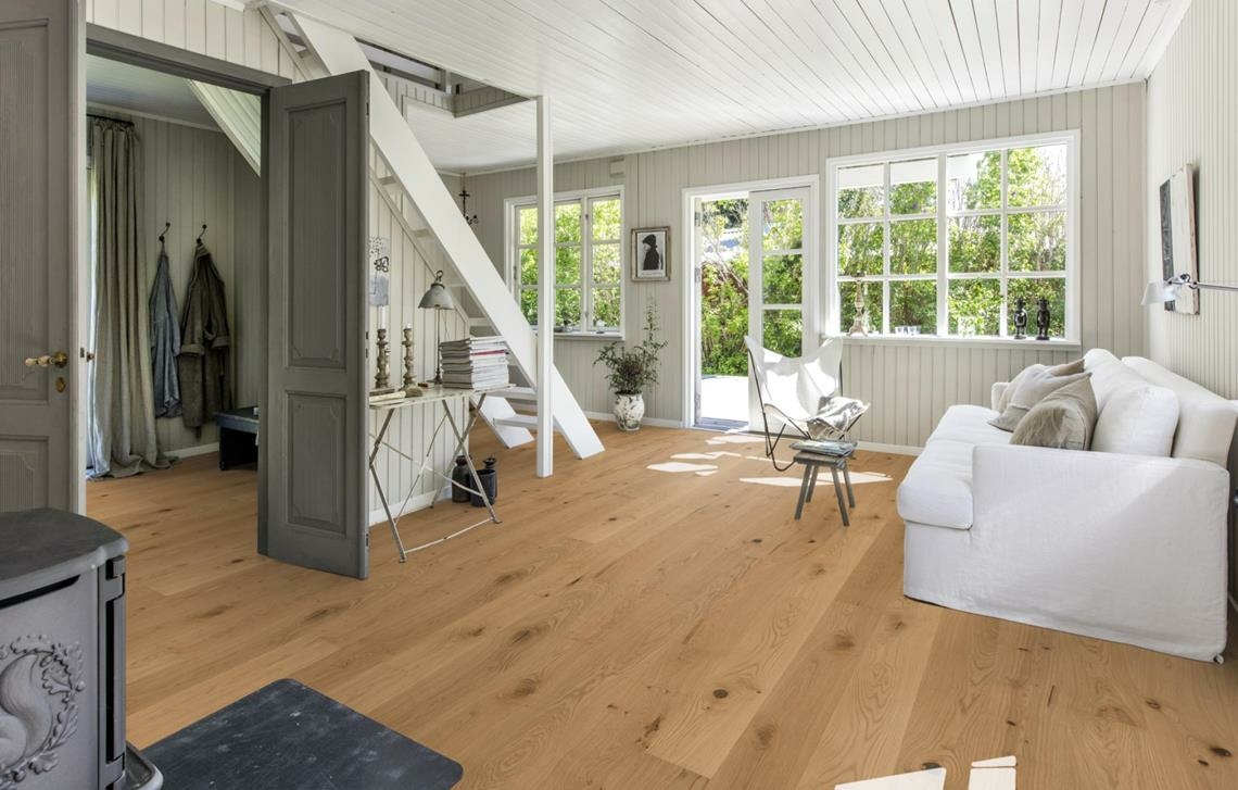 Kahrs Flora Oak Aster Engineered Flooring, Rustic, Brushed & Oiled, 187x13x2000mm Image