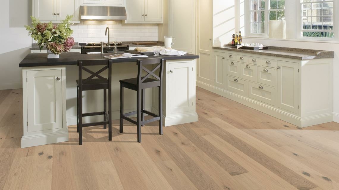 Kahrs Flora Oak Edelweiss Engineered Flooring, Rustic, Brushed & Oiled, 187x13x2266mm Image
