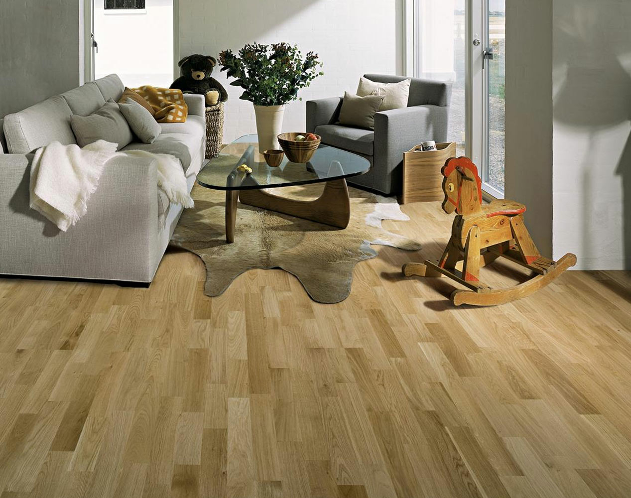 Kahrs Lecco Oak Engineered Wood Flooring, Matt Lacquered, 200x13x2423mm Image