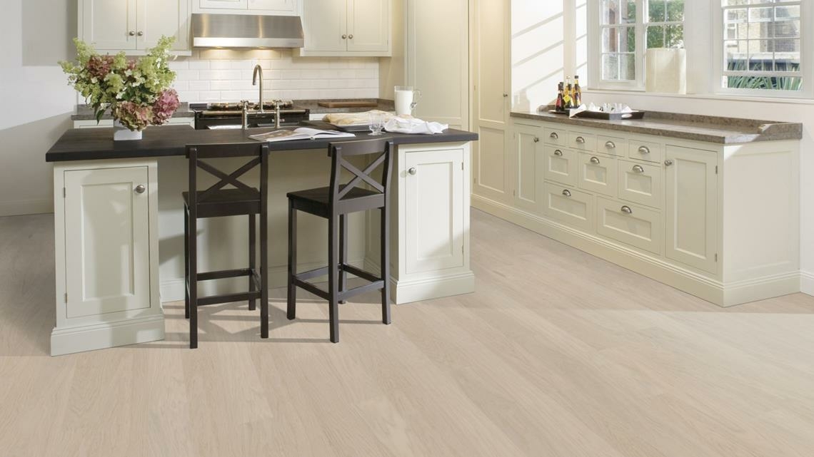 Kahrs Life Essentials Oak Coconut Cream 2-Strip Engineered Flooring, Prime, Matt Lacquered 193x7x1225mm Image