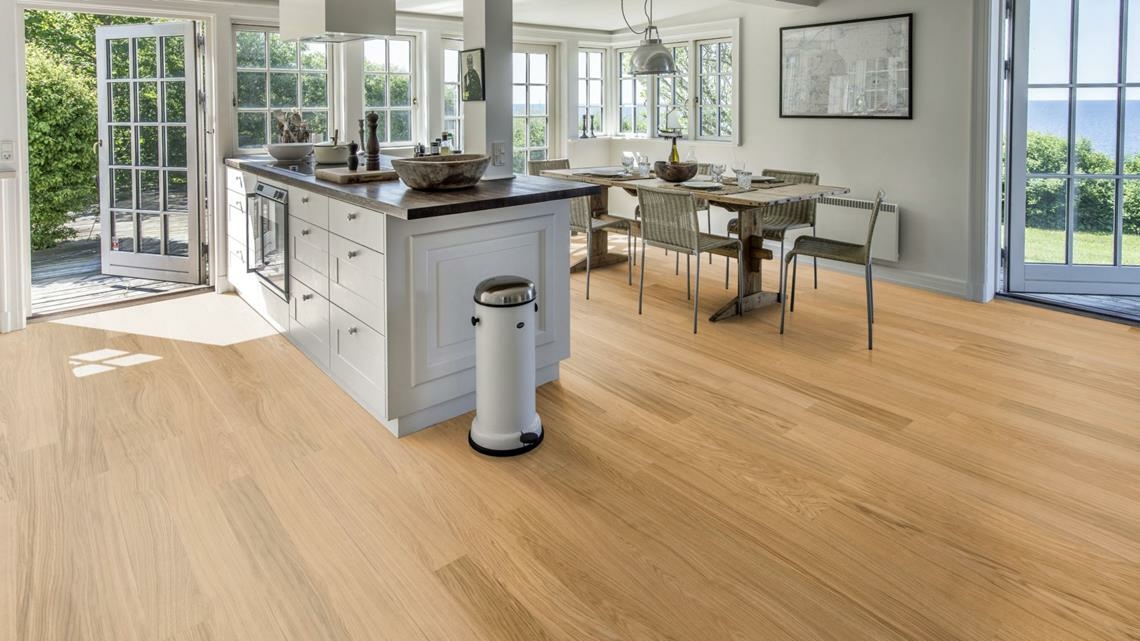 Kahrs Life Essentials Pure Oak Wide Engineered Flooring, Prime, Matt Lacquered 150x7x1810mm Image