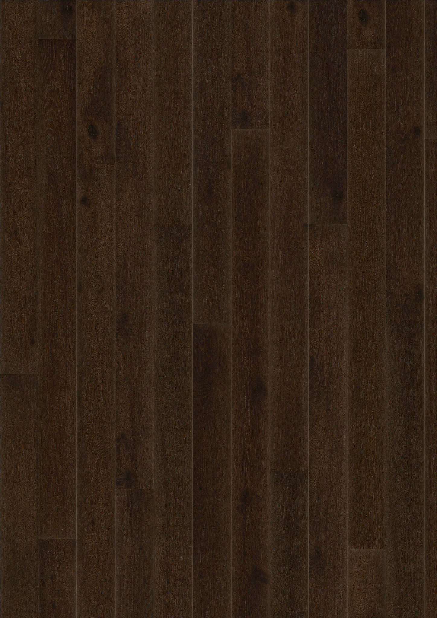 Kahrs Nouveau Black Oak Engineered 1-Strip Wood Flooring, Brushed, Matt Lacquered, 187x15x2420mm Image