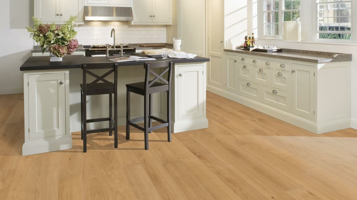 Kahrs Piazza Oak Piazza Cd Oiled Engineered Flooring, Brushed & Oiled, 180x11x1800mm Image