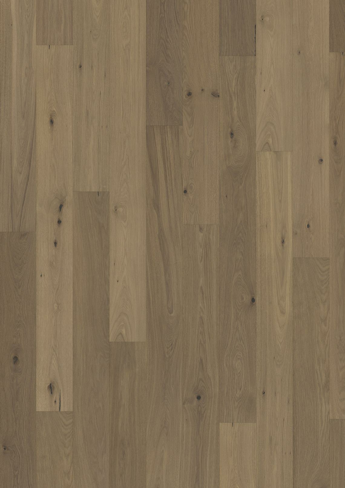 Kahrs Piazza Oak Piazza Cd Smoked Grey Engineered Flooring, Brushed & Oiled, 180x11x1800mm Image
