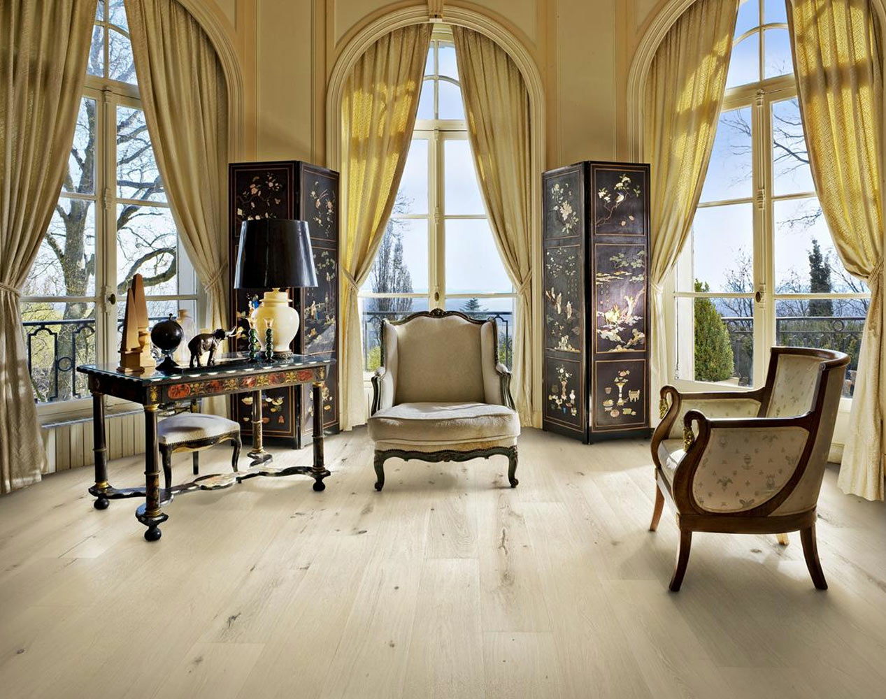 Kahrs Royal Buckingham Engineered Oak Flooring, Rustic, Brushed & Oiled, 305x18x2400mm Image