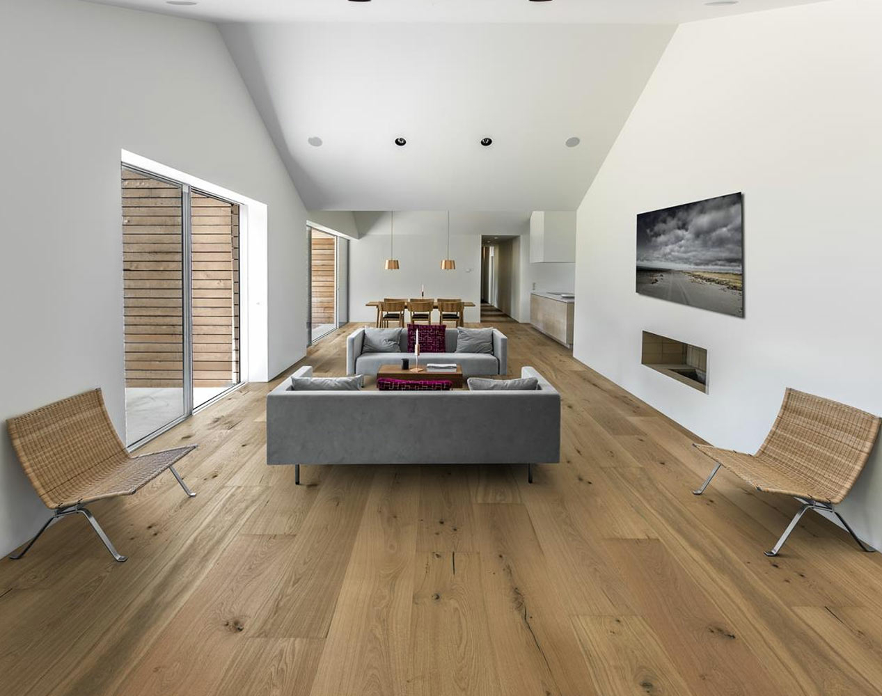 Kahrs Royal Schonbrunn Engineered Oak Flooring, Rustic, Brushed & Oiled, 305x18x2400mm Image