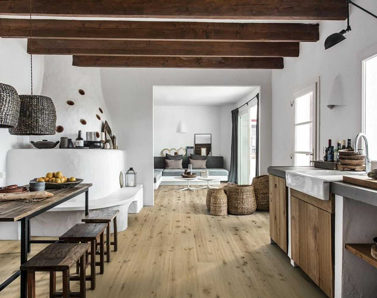 Kahrs Småland Oak Klinta Engineered Flooring, Brushed & Oiled, 187x15x2420mm Image