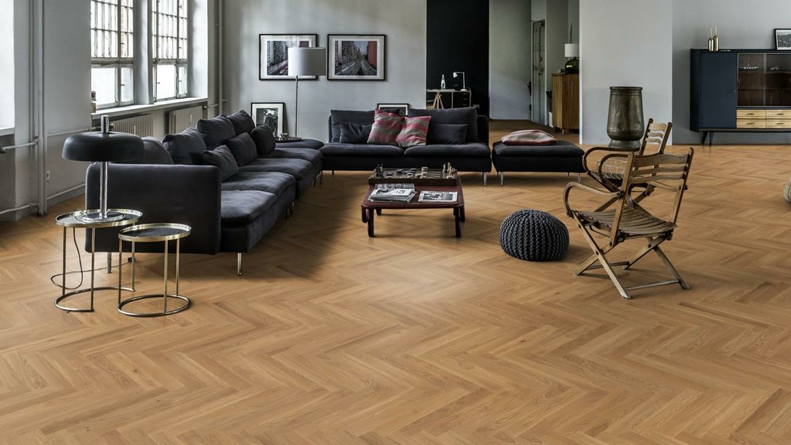 Kahrs Studio Oak Studio Cd Hb Oiled Engineered Flooring, Oiled, 70x11x490mm Image