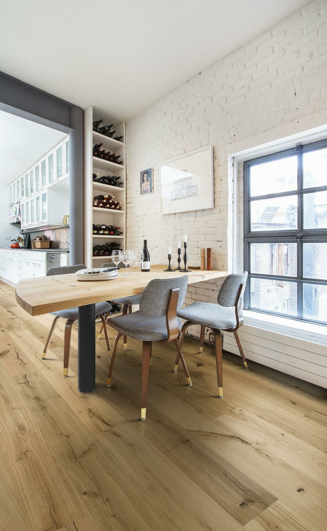 Kahrs Texture Texture Natur Engineered Flooring, Brushed & Oiled, 187x15x2420mm Image