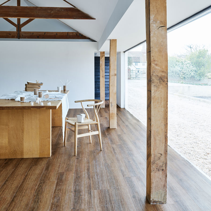 LG Hausys DecoTile 30 Natural Ash Luxury Vinyl Tile LVT, 1200x2x180mm Image