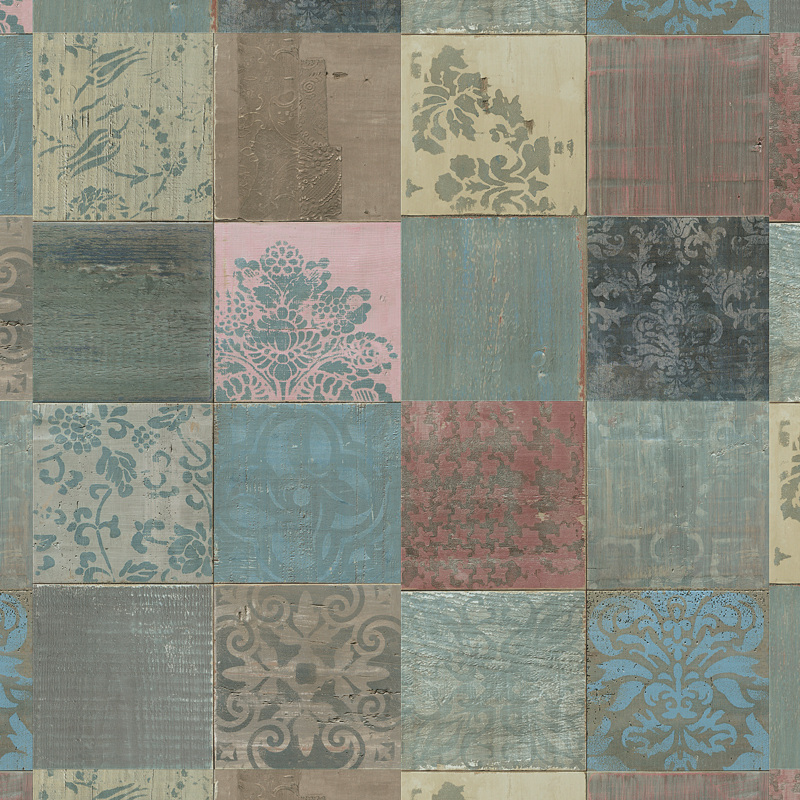 Lifestyle Colosseum Dryback Block Art Tiles Luxury Vinyl Flooring, 457x2.5x914mm Image