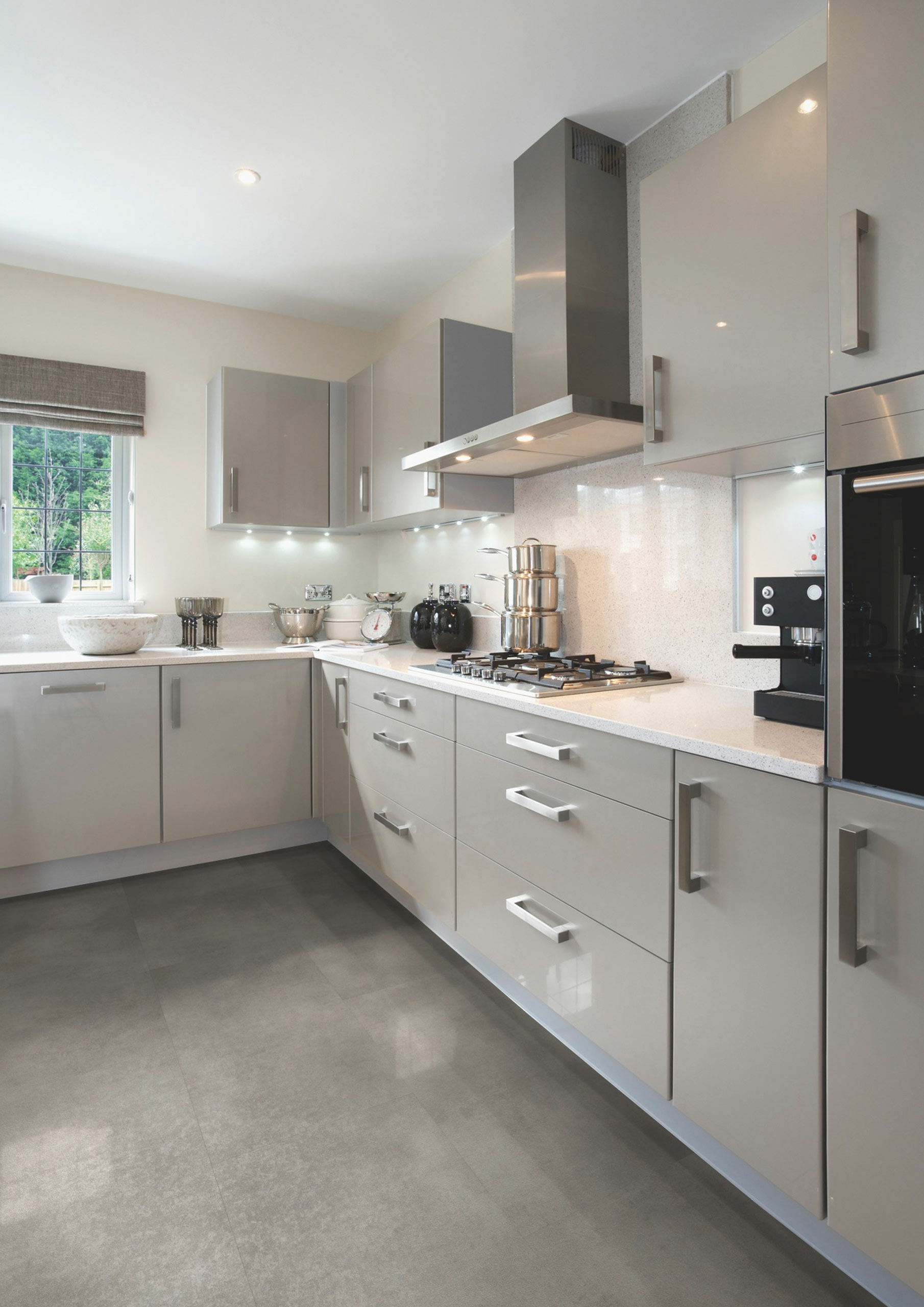 Luvanto Pace Tiles, New York Grey Luxury Vinyl Flooring, 305x4x610mm Image