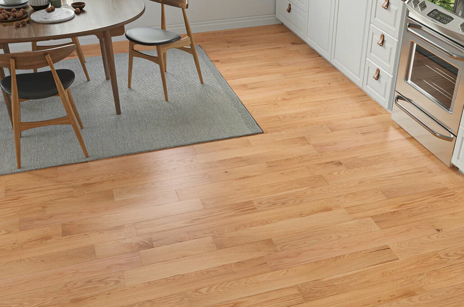 Marclay Engineered Oak Flooring, Rustic, Brushed & UV Oiled, 125x10xRLmm Image