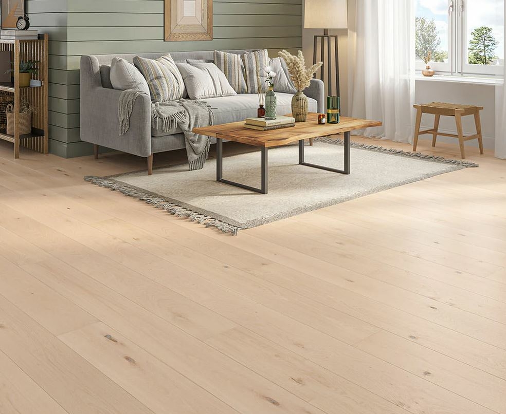 Myrhilda Engineered Oak Flooring, Natural, Smooth, Unfinished, 190x14x1900mm Image