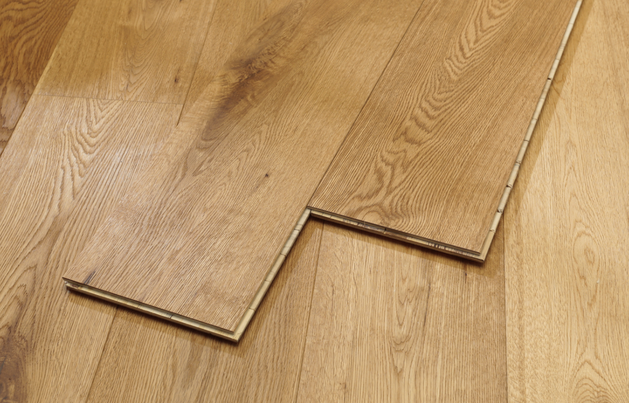 Tradition Oak Engineered Flooring, Classic, Brushed, Oiled, 190x14x1900mm Image