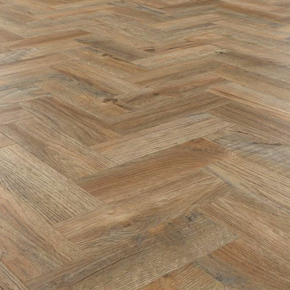 Polyflor Camaro Cambridge Parquet Wood Plank Versatile Vinyl Flooring, 76.2x228.6mm Image