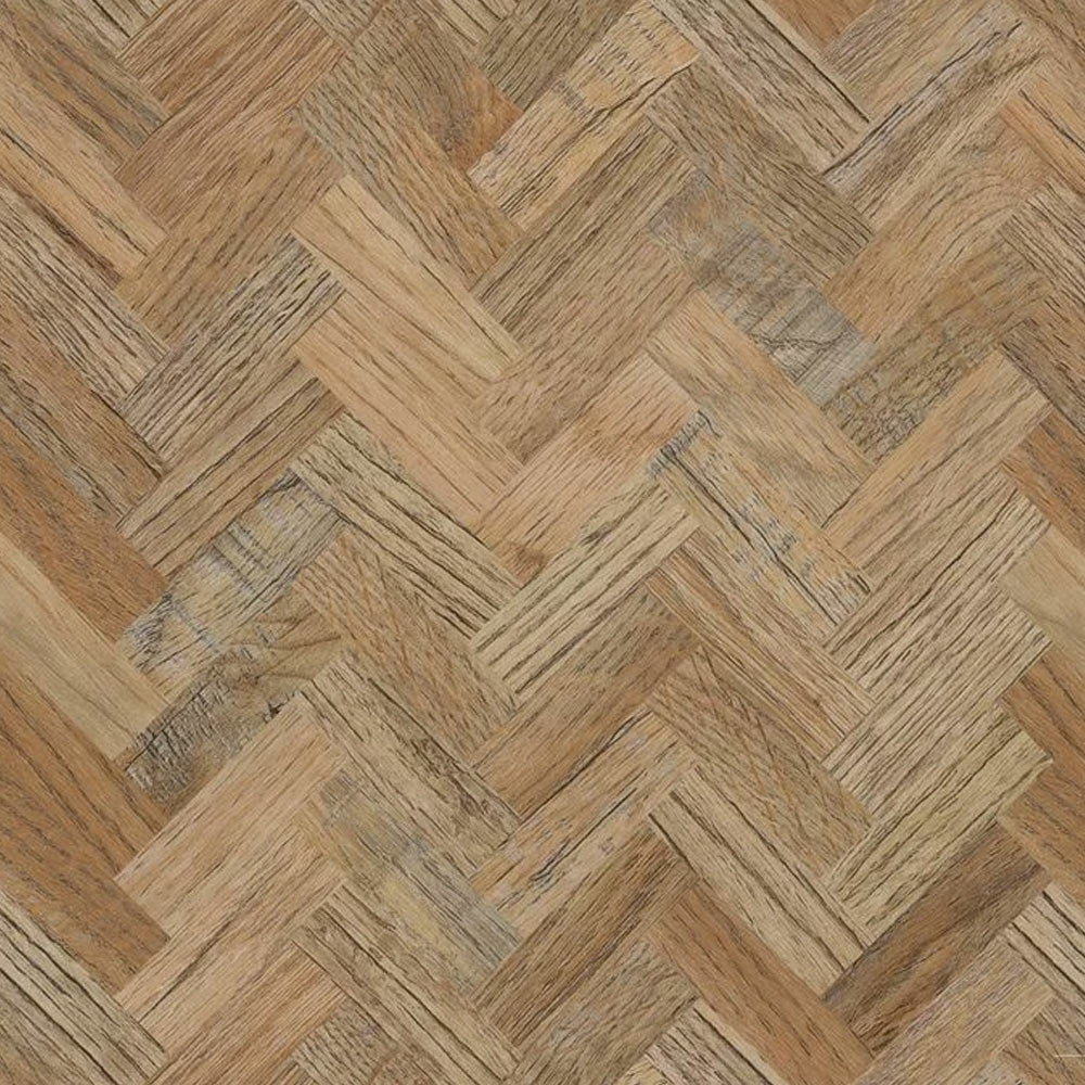 Polyflor Camaro Cambridge Parquet Wood Plank Versatile Vinyl Flooring, 76.2x228.6mm Image