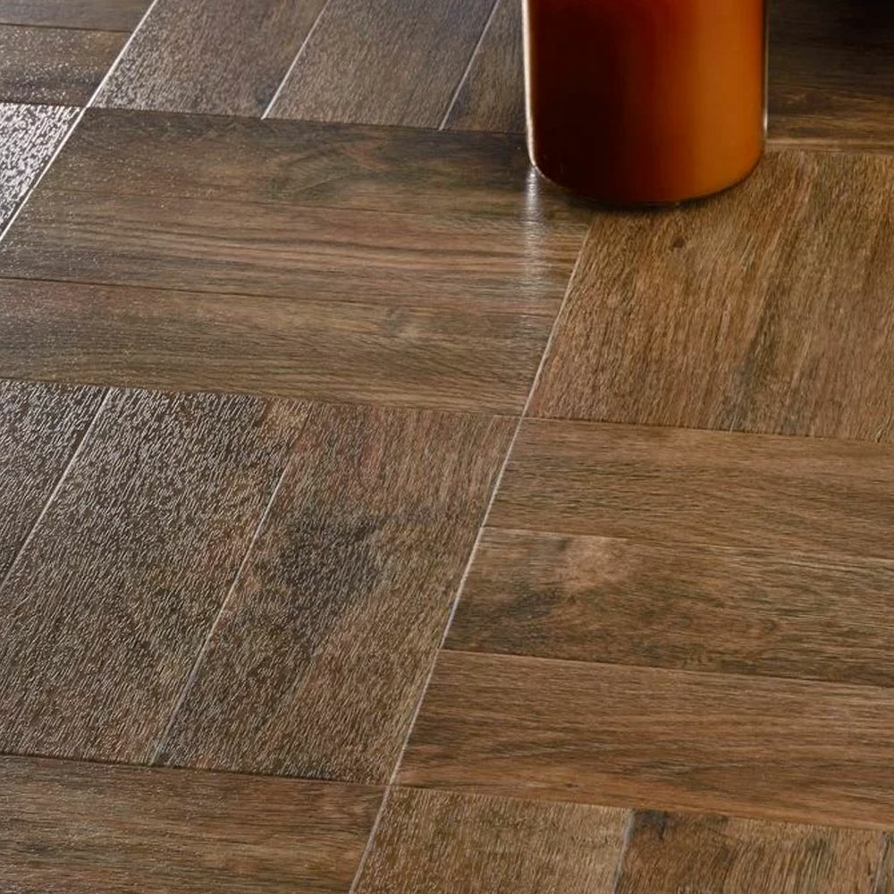 Polyflor Camaro Georgian Parquet Wood Plank Versatile Vinyl Flooring, 76.2x228.6mm Image