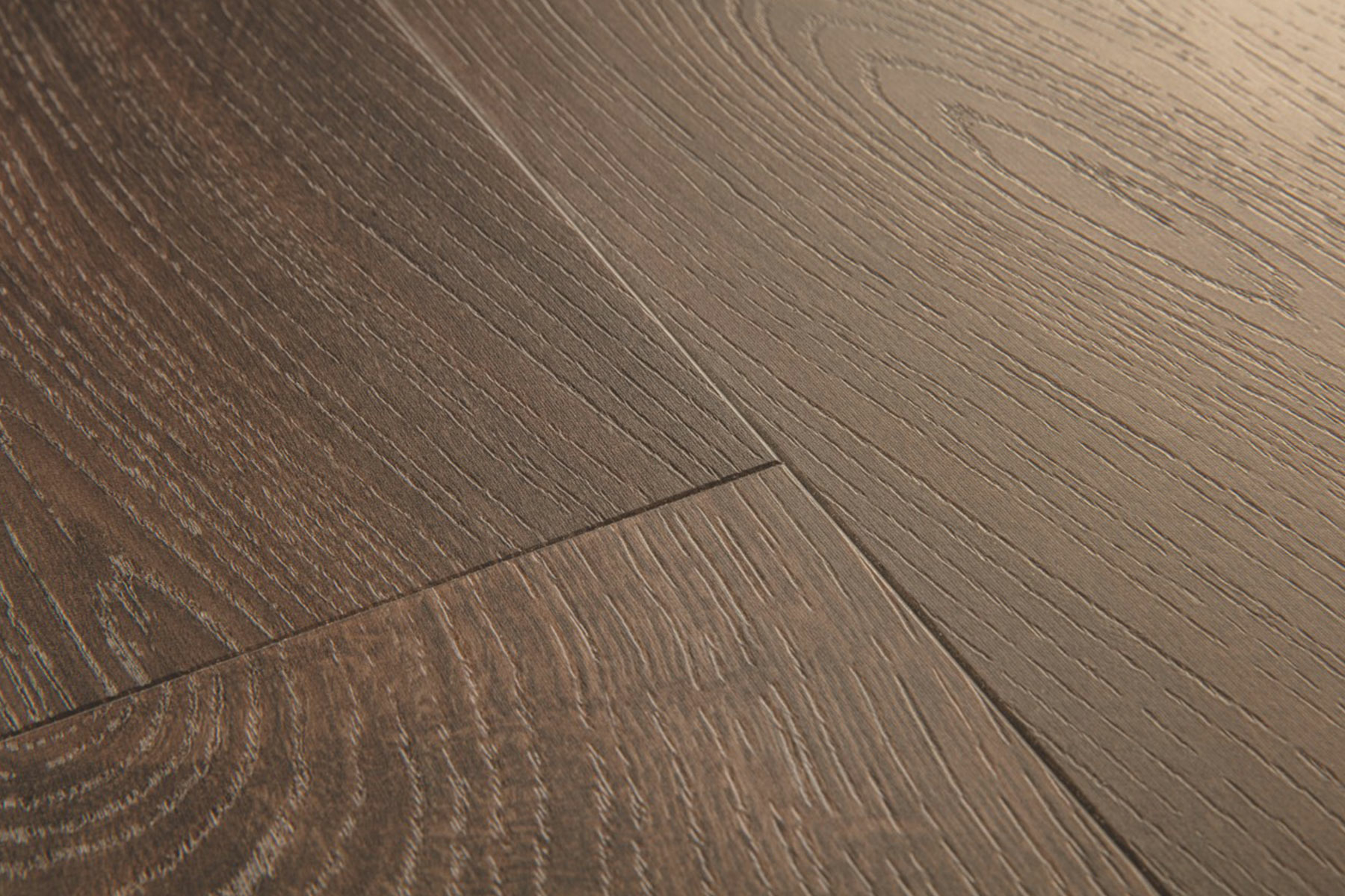 QuickStep Alpha Bloom, Autumn Oak Chocolate Vinyl Flooring, 209x6x1494mm Image