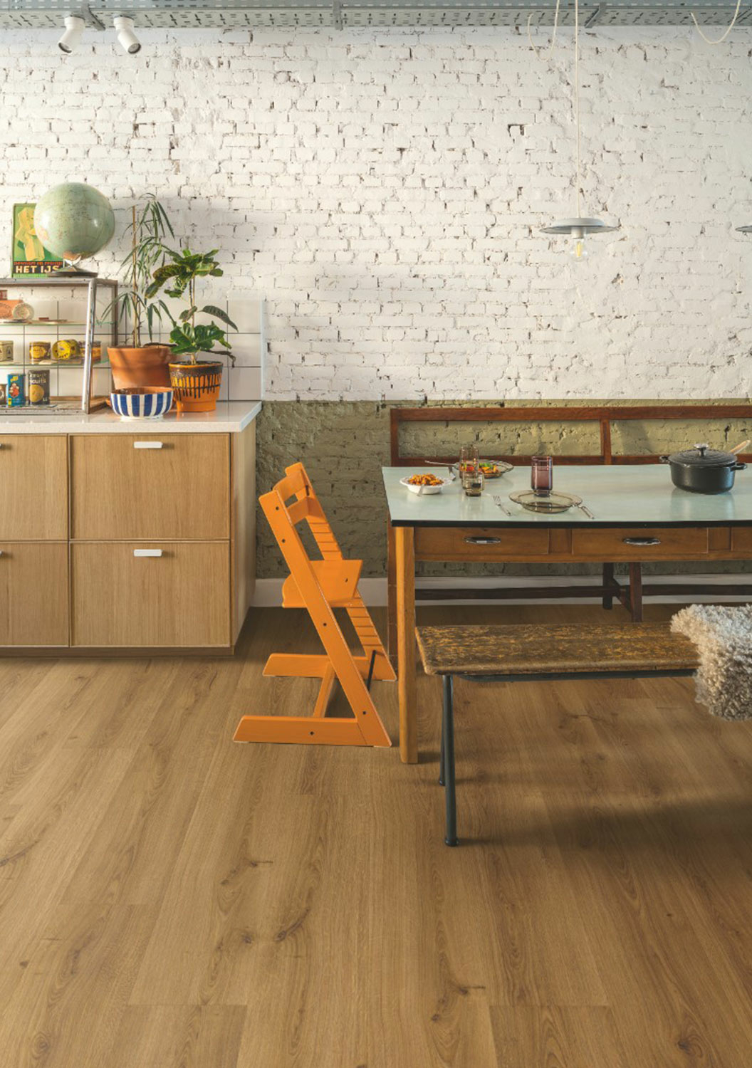 QuickStep Alpha Bloom, Botanic Caramel Oak Vinyl Flooring, 209x6x1494mm Image