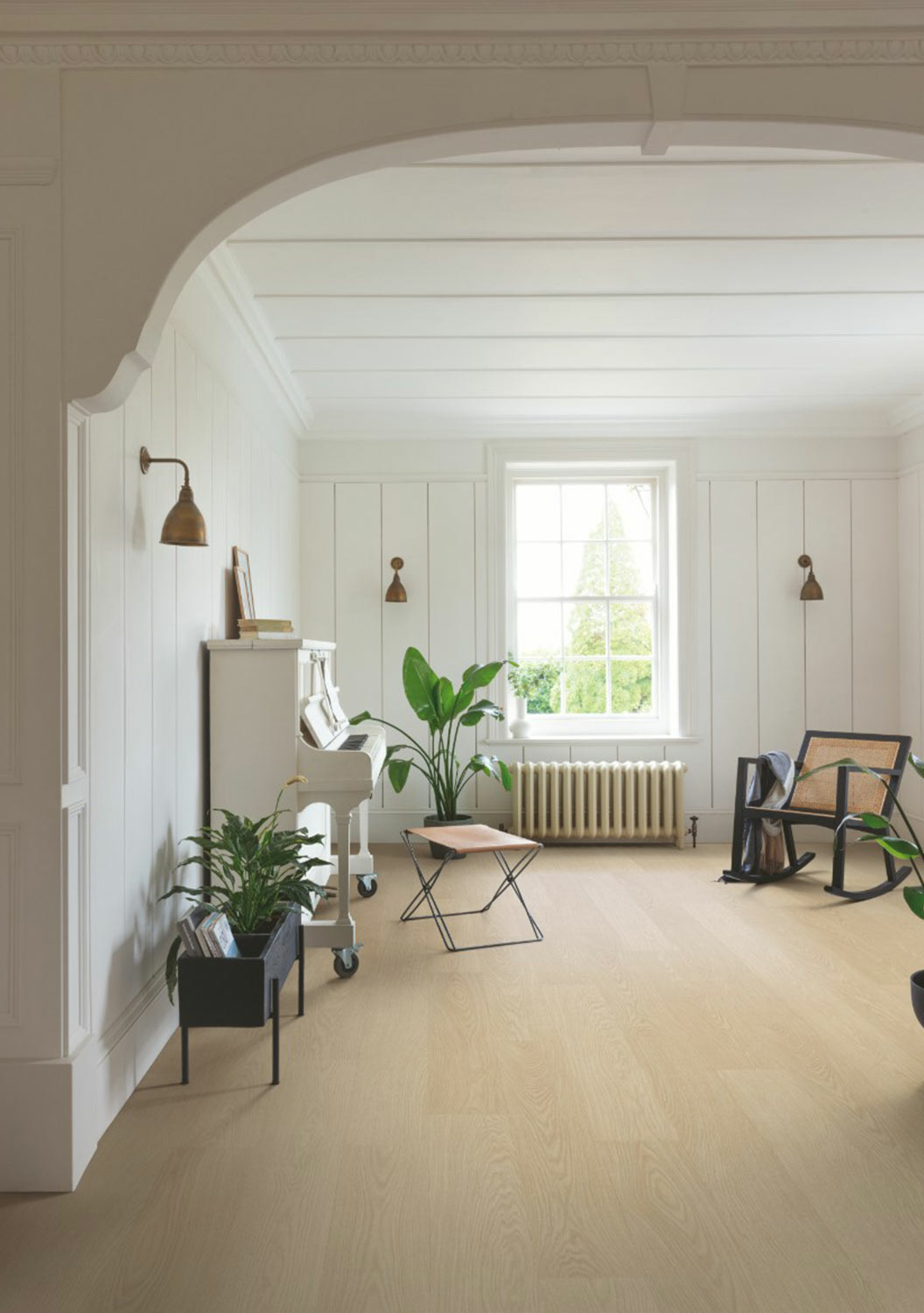 QuickStep Alpha Blos Base, Buttermilk Oak Vinyl Flooring, 189x4x1251mm Image