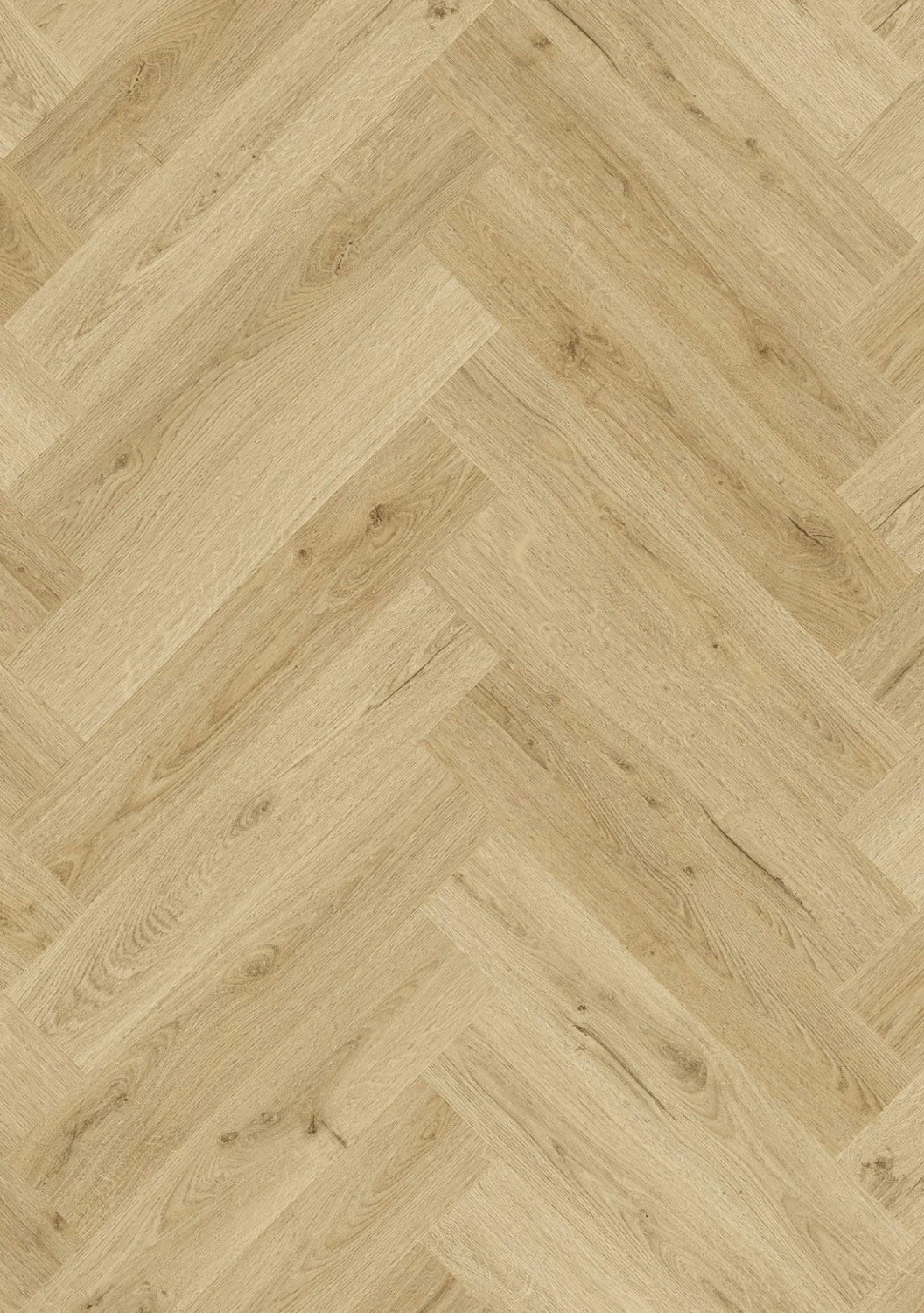 QuickStep Alpha Ciro, Botanic Beige Herringbone Vinyl Flooring, 126x6x630mm Image