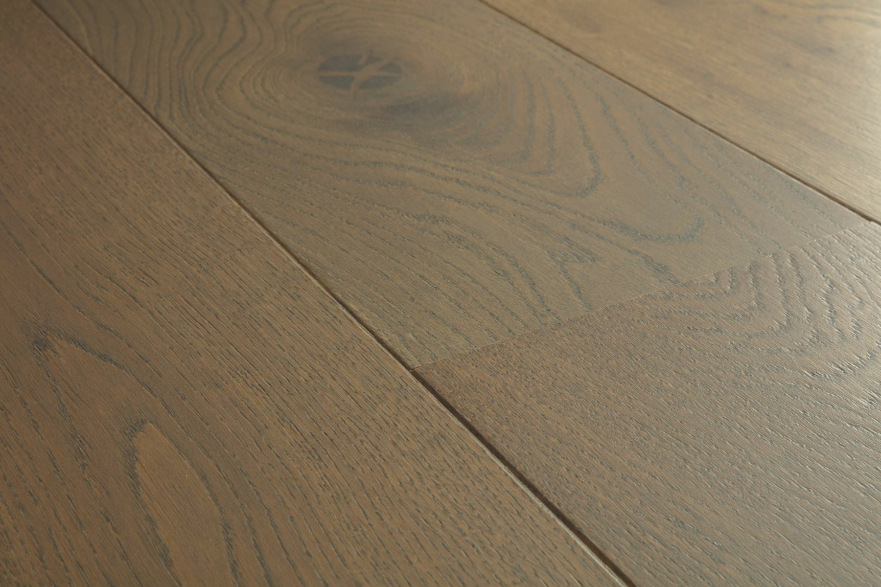 QuickStep Cascada Brown Vintage Oak Engineered Flooring, Rustic, Extra Matt Lacquered, 190x13x2200mm Image
