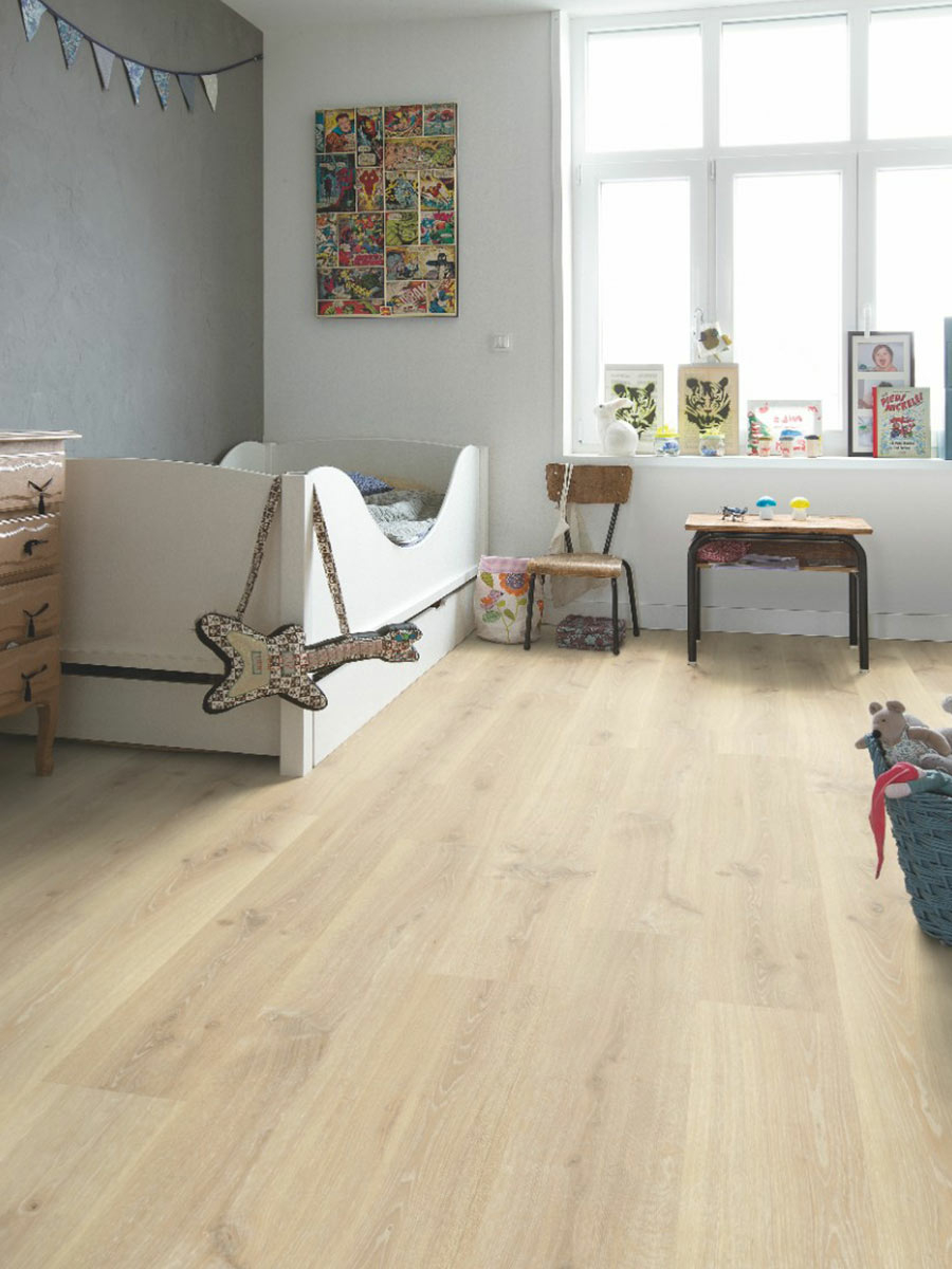QuickStep Creo Tennessee Oak Light Wood Laminate Flooring, 7mm Image