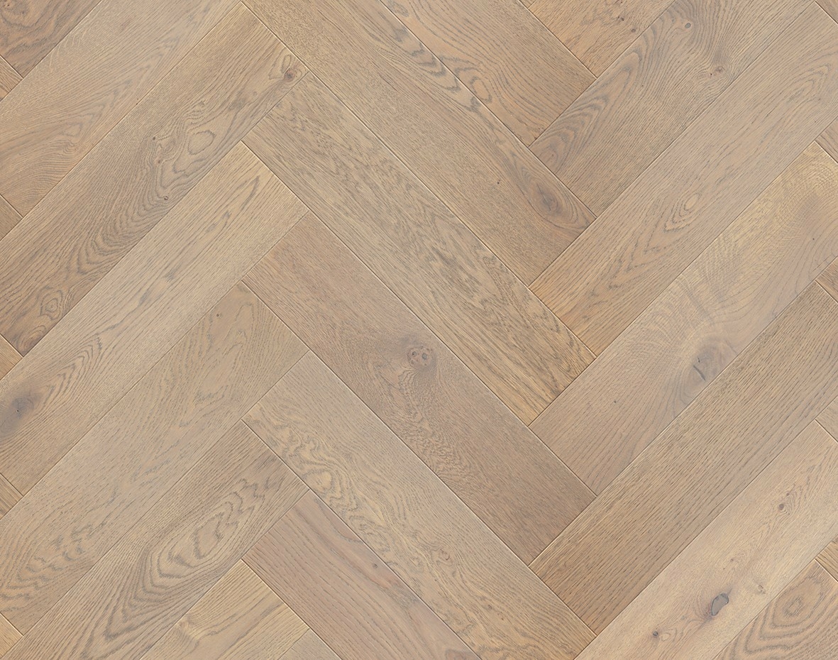 QuickStep Disegno Carbis Oak Engineered Parquet Flooring, Extra Matt Lacquered, 145x13.5x580mm Image