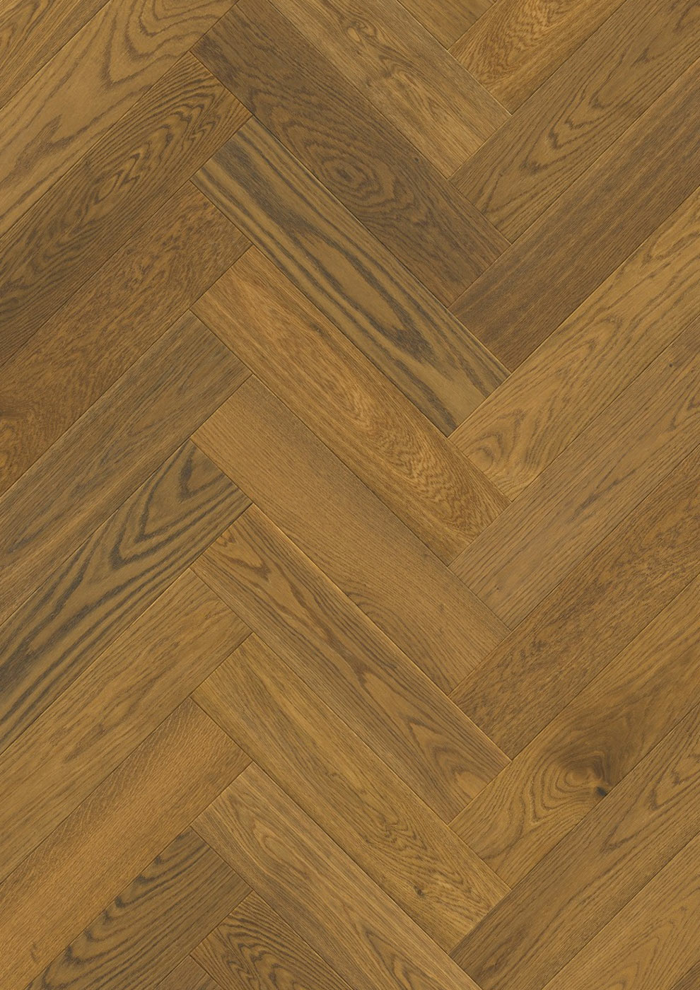 QuickStep Disegno Cinnamon Raw Oak Engineered Parquet Flooring, Extra Matt Lacquered, 145x13.5x580mm Image