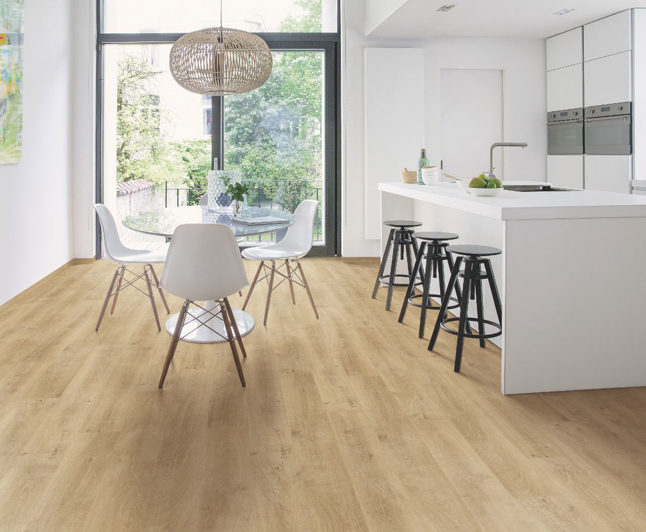 QuickStep ELIGNA Venice Oak Natural Laminate Flooring 8mm Image